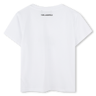 T-shirt com estampa KARL LAGERFELD KIDS 
                    GIRL