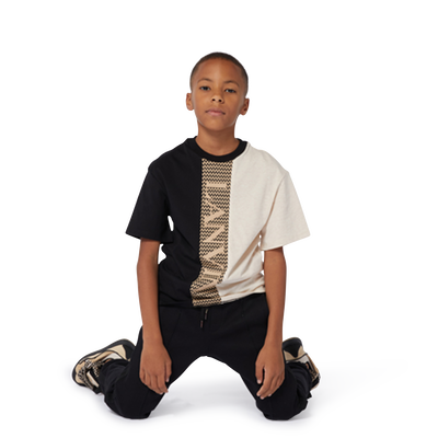 T-shirt com blocos de cores LANVIN BOY