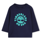 T-shirt de manga comprida, AZUL MARINHO, hi-res