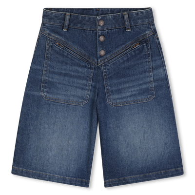 Short de denim de algod&atilde;o CHLOE GIRL