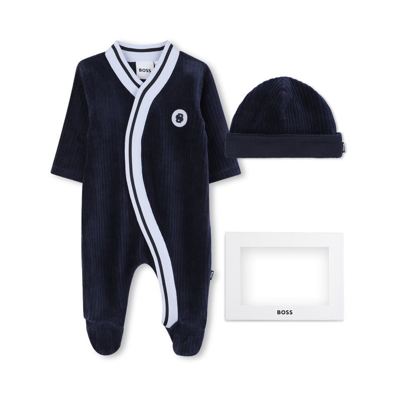 Conjunto de pijama e chapéu BOSS 
                    BOY