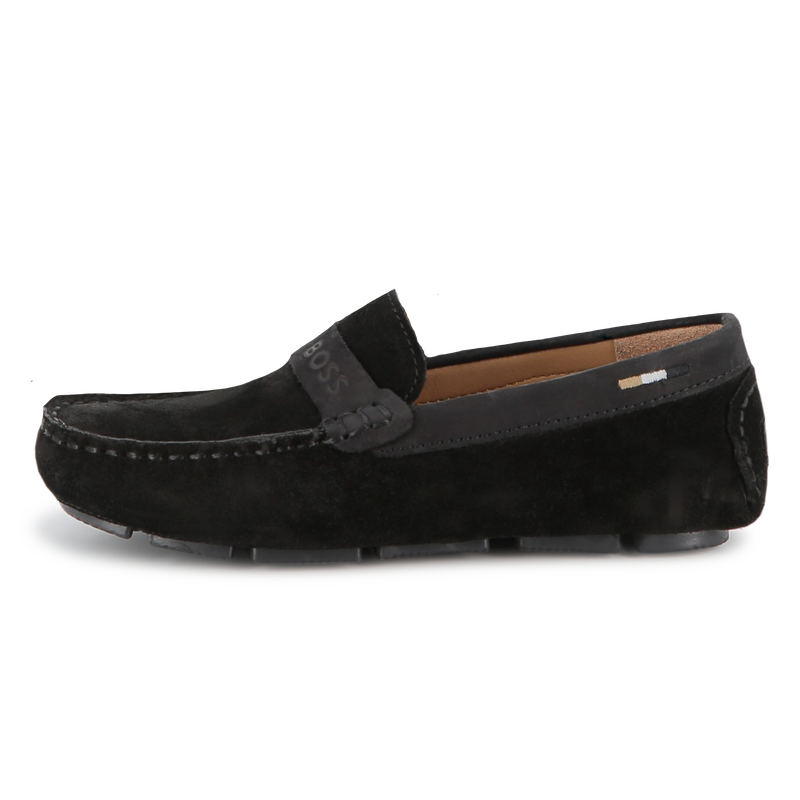 Mocassins de couro bovino BOSS 
                        BOY