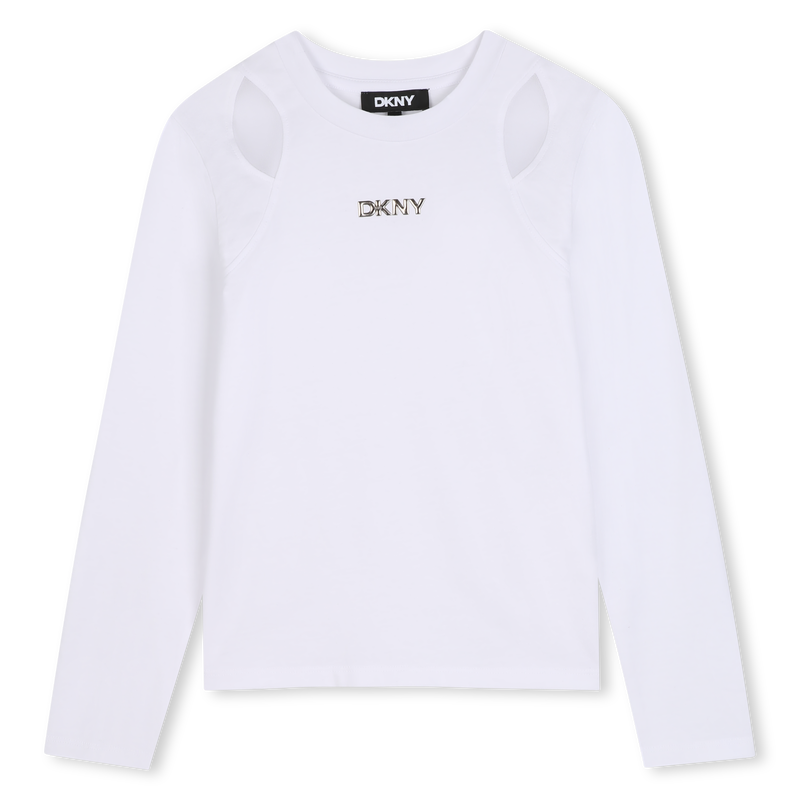 Camiseta de manga longa DKNY 
                        GIRL