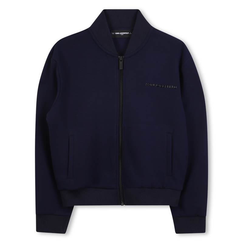 Cardig&atilde; duplo em jersey KARL LAGERFELD KIDS 
                        BOY