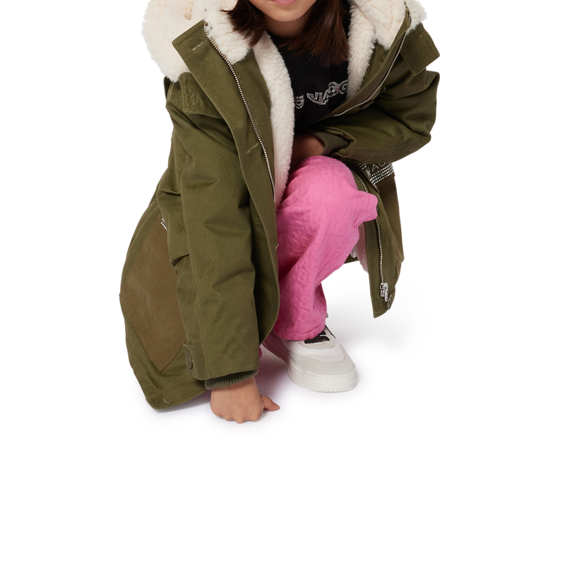 Parka com capuz e bolsos MARC JACOBS 
                        GIRL