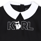 Vestido de manga comprida KARL LAGERFELD KIDS 
                    GIRL