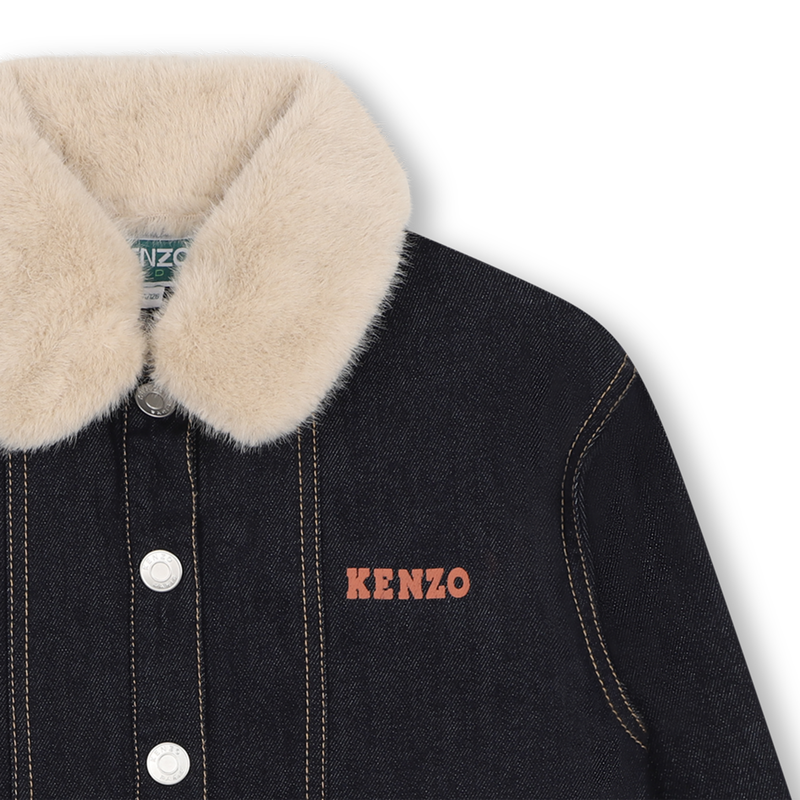 Casaco de denim KENZO KIDS 
                        GIRL