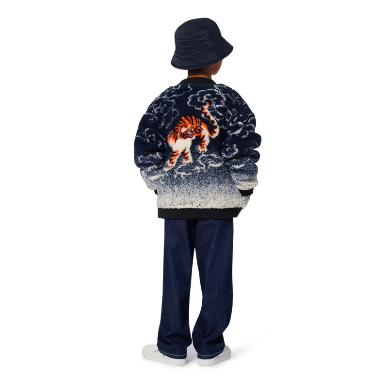 Casaco polar fofo KENZO KIDS 
                    UNISEX