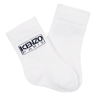 Conjunto de 2 pares de meias de malha KENZO KIDS 
                    UNISEX