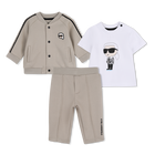 Conjunto jogger KARL LAGERFELD KIDS 
                    BOY