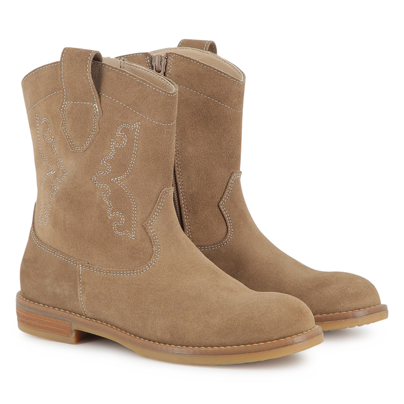Botas ocidentais em couro bovino ZADIG & VOLTAIRE 
                        GIRL