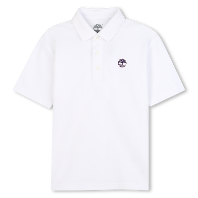 Camisa pólo de manga curta de algodão TIMBERLAND BOY