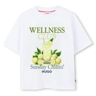 T-shirt de manga curta HUGO 
                    BOY