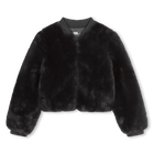 Blus&atilde;o em malha polar felpuda KARL LAGERFELD KIDS 
                    GIRL