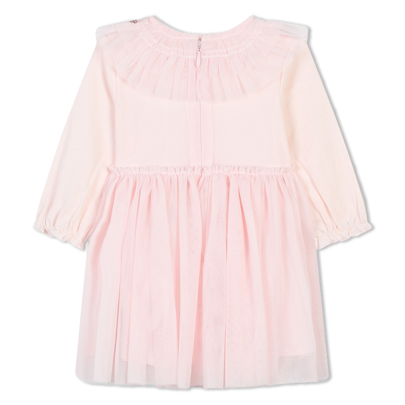 Ruffled Neckline Dress CARREMENT BEAU 
                    GIRL