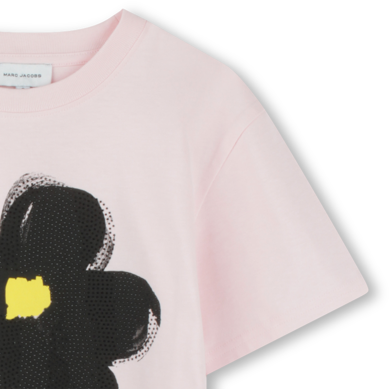 T-shirt mangas curtas algod&atilde;o MARC JACOBS 
                        GIRL
