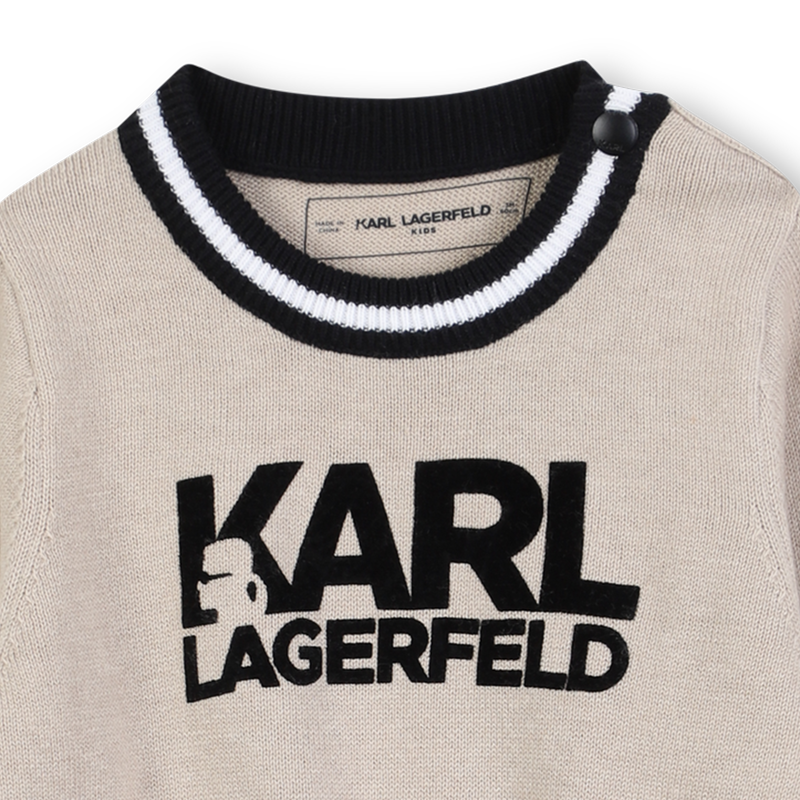 Macacão de malha KARL LAGERFELD KIDS 
                    BOY