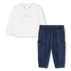 Conjunto de moletom e cal&ccedil;a MICHAEL KORS 
                    GIRL