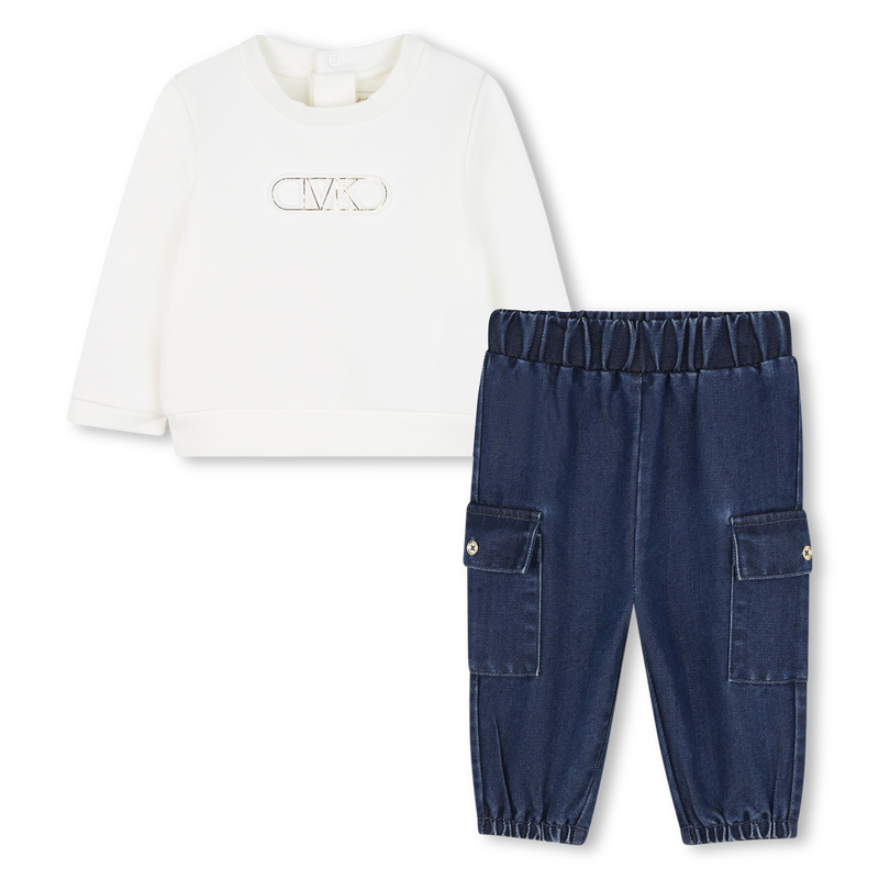Conjunto de moletom e cal&ccedil;a MICHAEL KORS 
                        GIRL