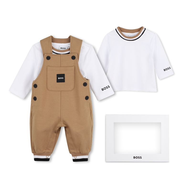 Conjunto de macac&atilde;o e camiseta BOSS 
                        BOY