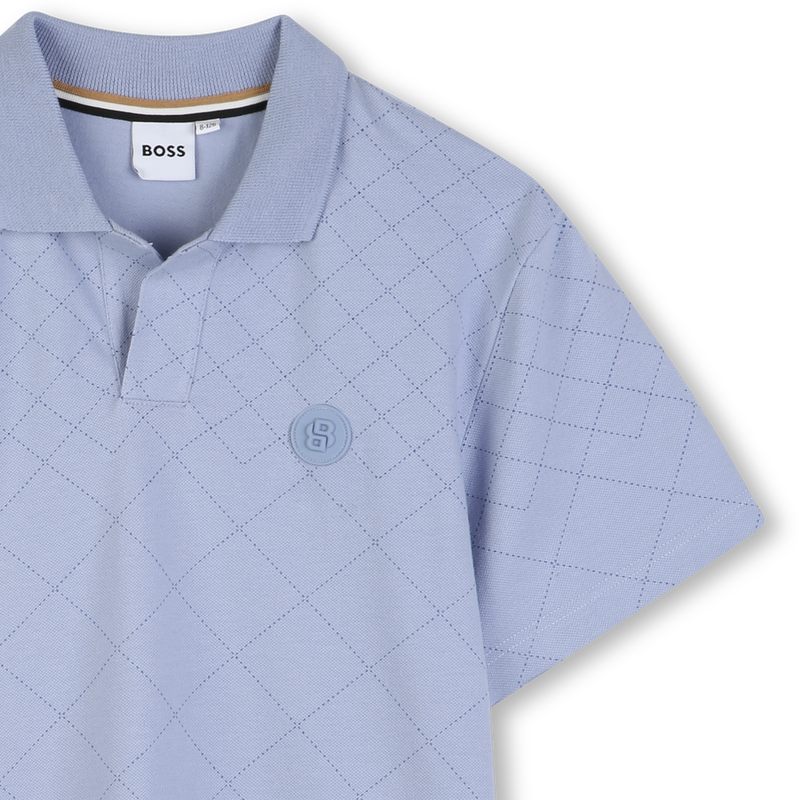 Camisa polo de manga curta BOSS 
                        MENINO