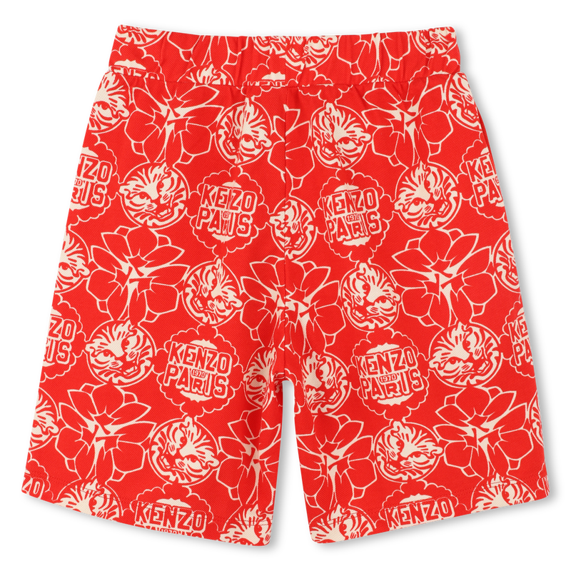 Bermudas com estampado japon&ecirc;s KENZO KIDS 
                        BOY