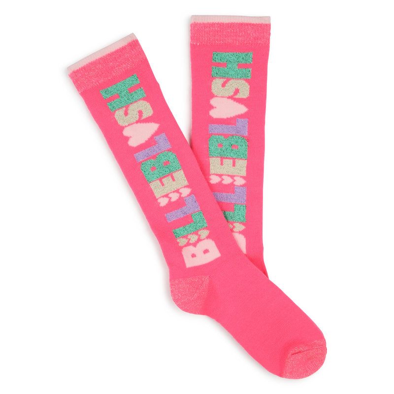 Metallic Thread Socks (Pack Of 2) BILLIEBLUSH 
                    GIRL