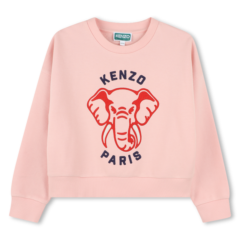 Sweatshirt em molet&atilde;o KENZO KIDS 
                        GIRL