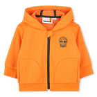Cardig&atilde; de jogging em molet&atilde;o TIMBERLAND 
                    BOY