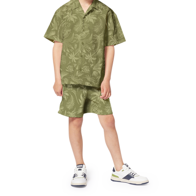 Camisa em popelina de algod&atilde;o BOSS BOY
