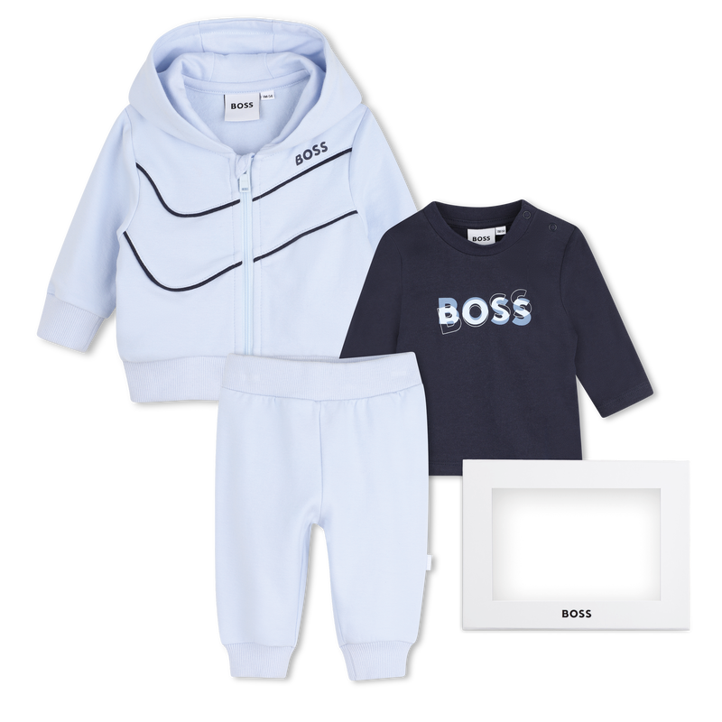 Conjunto de cal&ccedil;a, cardig&atilde; e camiseta BOSS 
                        BOY