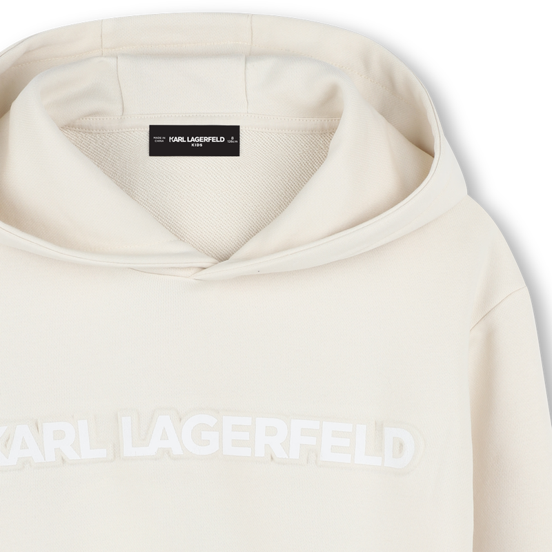 Sweatshirt com capuz KARL LAGERFELD KIDS 
                        BOY