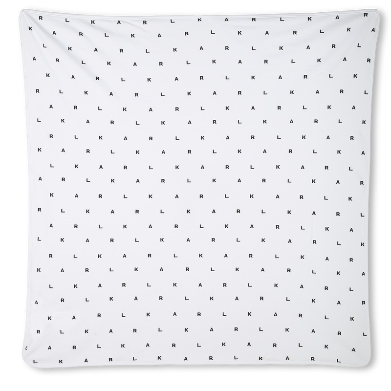 Manta de algod&atilde;o estampada KARL LAGERFELD KIDS 
                        UNISEX