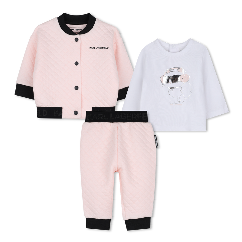 Conjunto de moletom KARL LAGERFELD KIDS 
                        GIRL