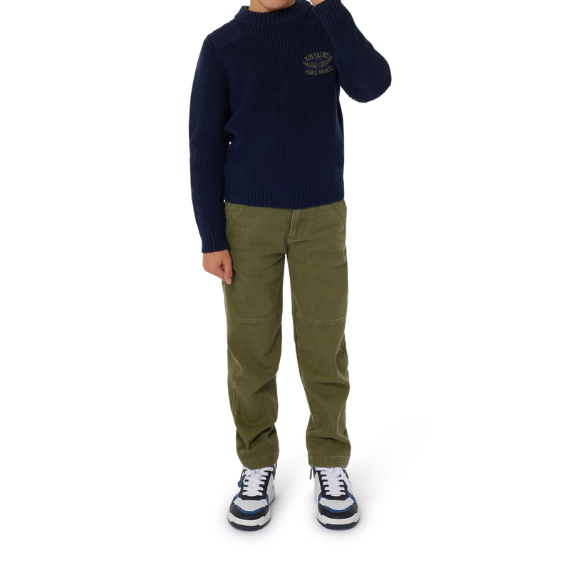 Sapatilhas de couro com fecho ZADIG & VOLTAIRE 
                        BOY