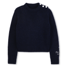 Camisola redonda com abertura com bot&otilde;es ZADIG VOLTAIRE 
                    GIRL