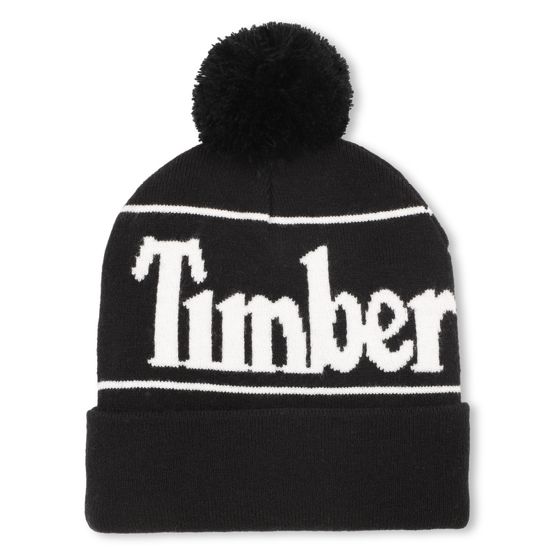 Chapéu de malha com pompom jacquard TIMBERLAND 
                    BOY