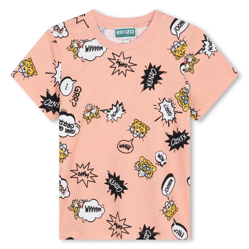 T-shirt com logo estampado KENZO KIDS 
                    GIRL