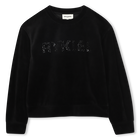 Moletom de veludo SONIA RYKIEL 
                    GIRL