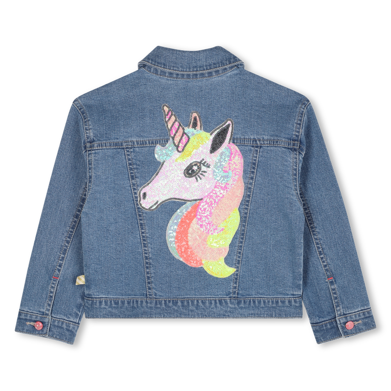 Jaqueta jeans com bolsos BILLIEBLUSH 
                    GIRL