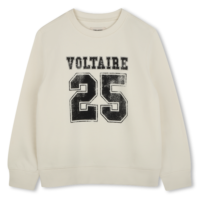 Sweatshirt em molet&atilde;o ZADIG & VOLTAIRE 
                        MENINO