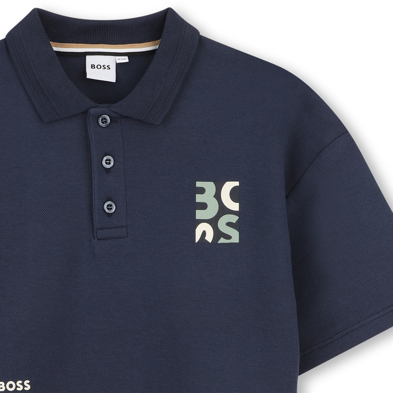 CAMISA POLO DE MANGA CURTA BOSS 
                        BOY