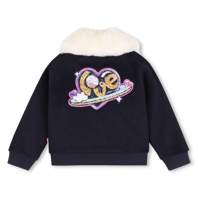 Jaqueta com gola BILLIEBLUSH 
                        GIRL