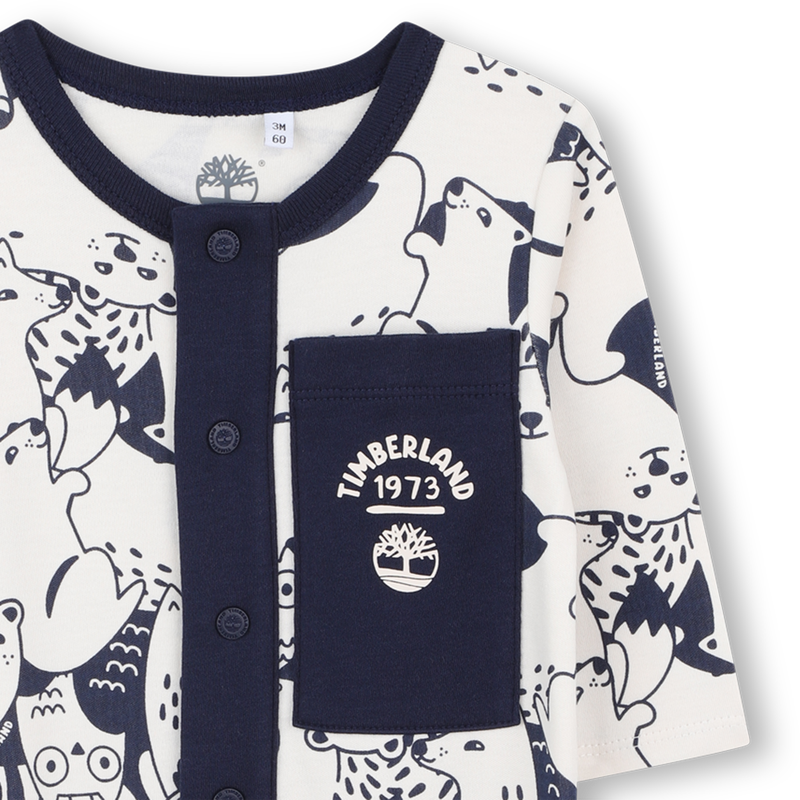 Pijama de algodão estampado TIMBERLAND 
                    BOY