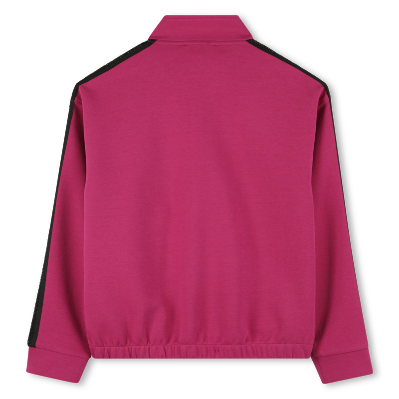 Cardig&atilde; duplo em jersey KARL LAGERFELD KIDS 
                        GIRL