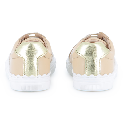 Tênis de couro de pele de carneiro CHLOE GIRL