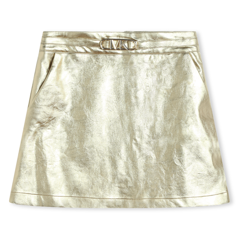 Saia curta com efeito craquel&eacute; MICHAEL KORS 
                        GIRL