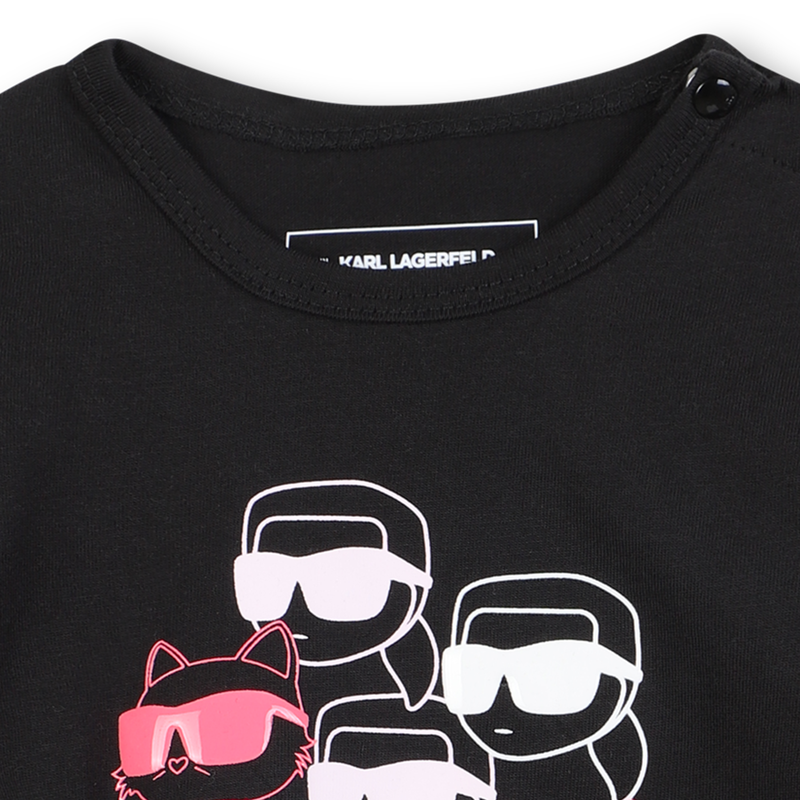 Camiseta de manga comprida KARL LAGERFELD KIDS 
                    GIRL