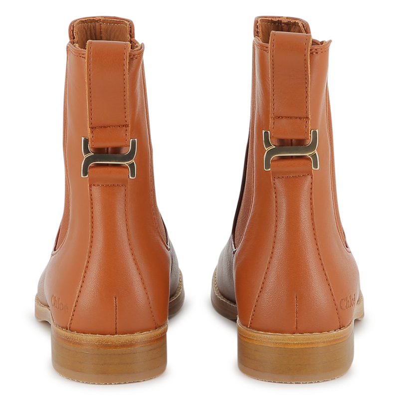 Botas de couro CHLOE 
                        GIRL