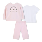 Conjunto jogger KARL LAGERFELD KIDS 
                    MENINA